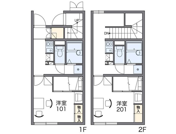 レオパレス昭和町の物件間取画像